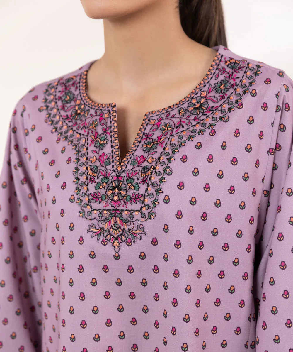 Sapphire | Intermix 2024 | Cambric Suit S-32 - Rang-e-Khaas