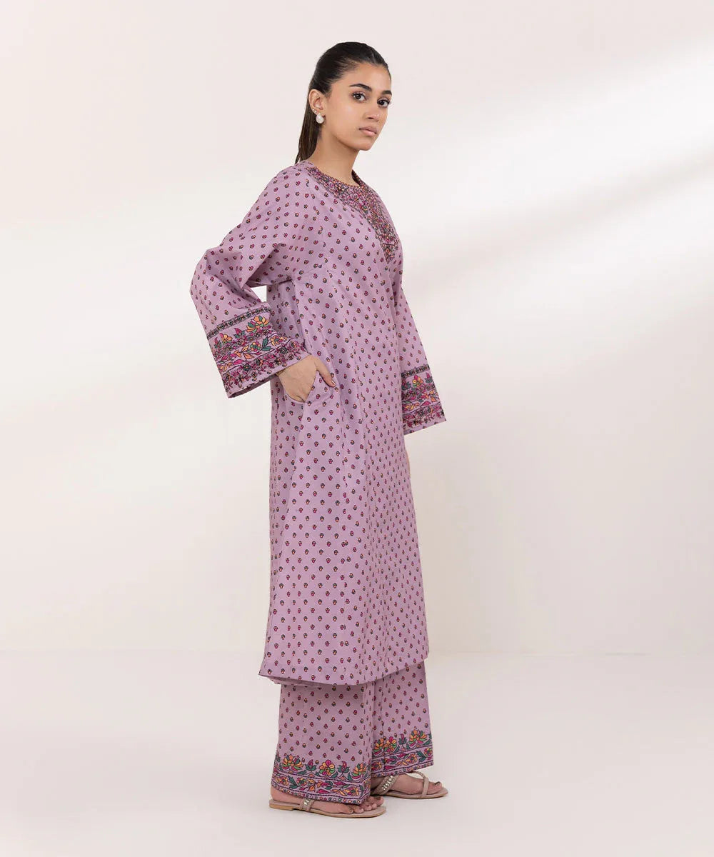 Sapphire | Intermix 2024 | Cambric Suit S-32 - Rang-e-Khaas