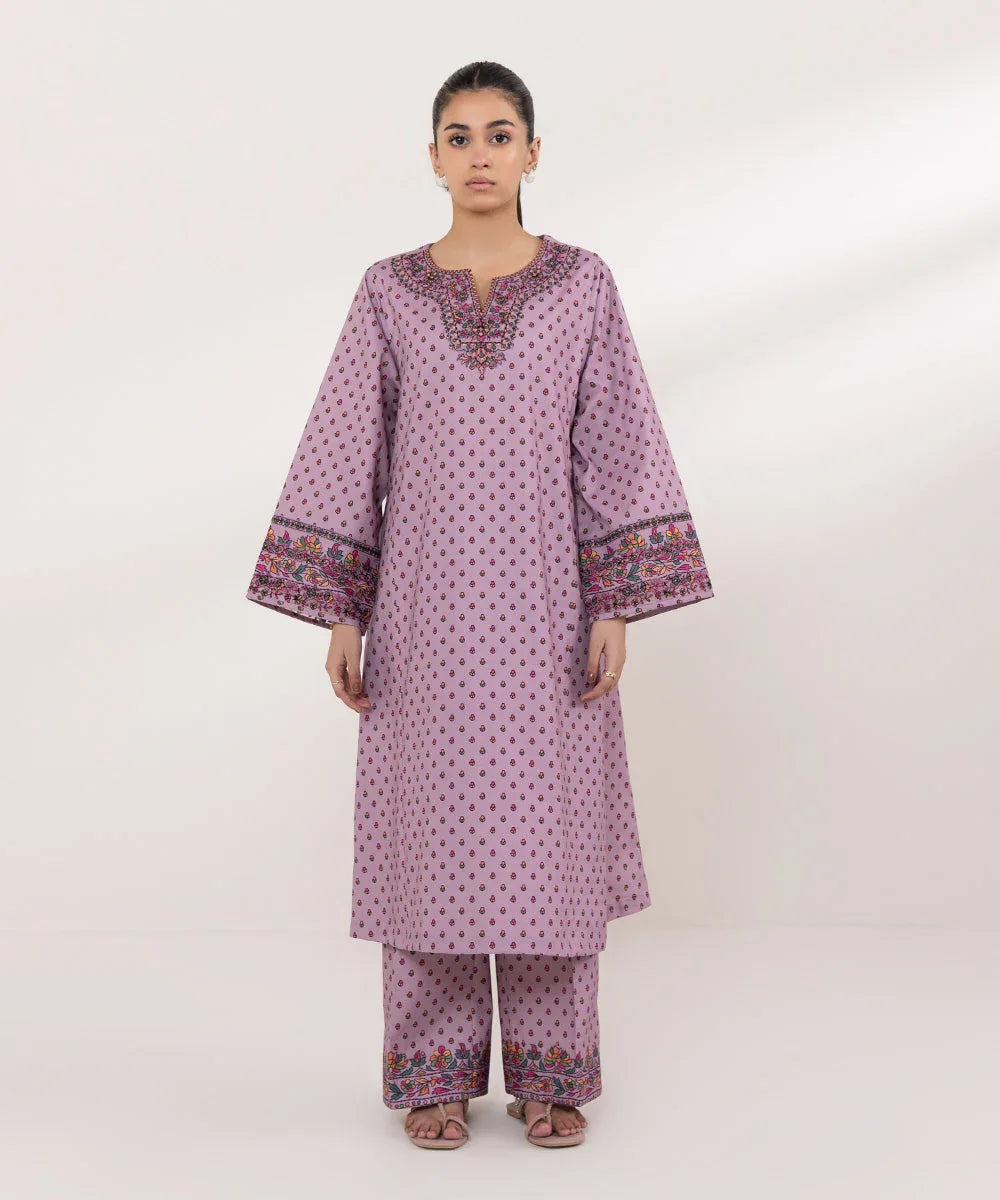 Sapphire | Intermix 2024 | Cambric Suit S-32 - Rang-e-Khaas