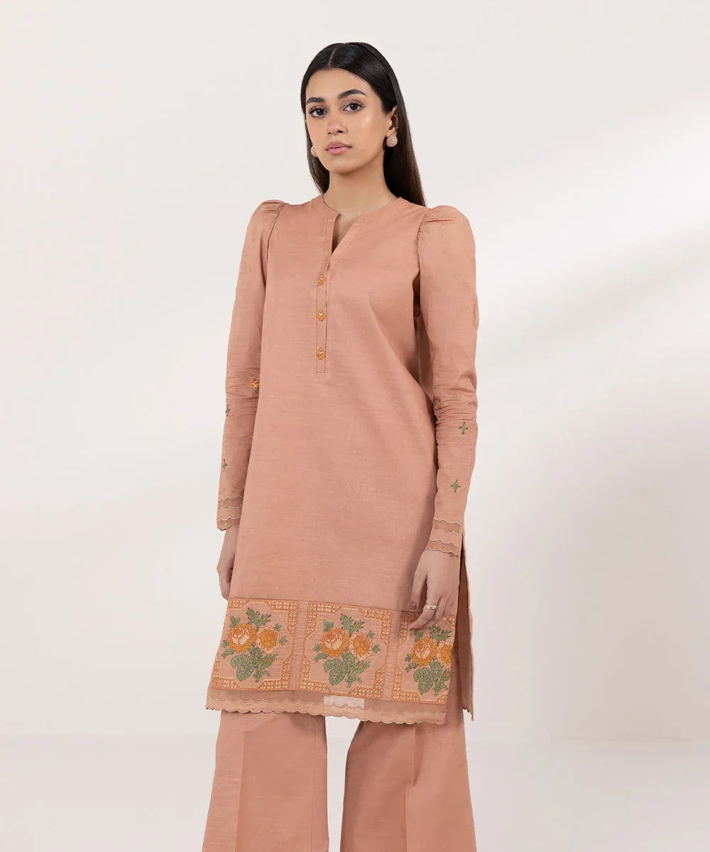 Sapphire | Intermix 2024 | Cambric Suit S-34 - Rang-e-Khaas