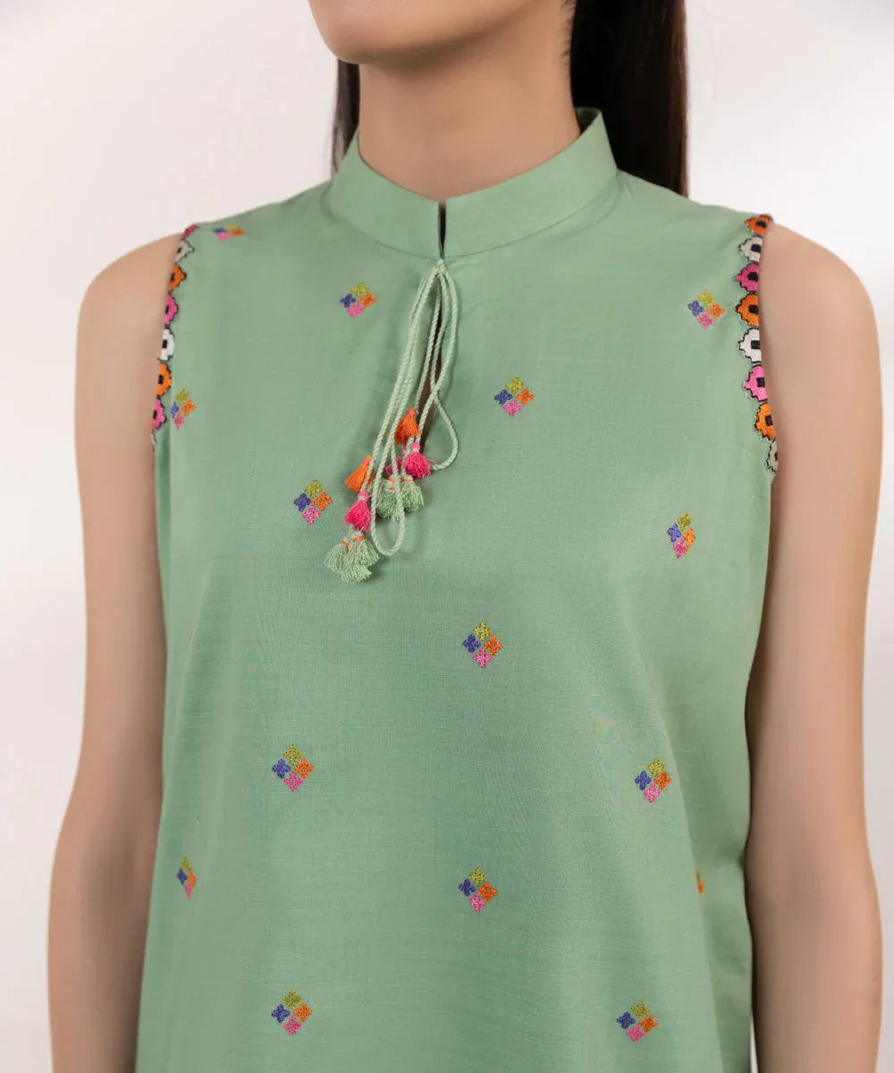 Sapphire | Intermix 2024 | Cambric Suit S-35 - Rang-e-Khaas