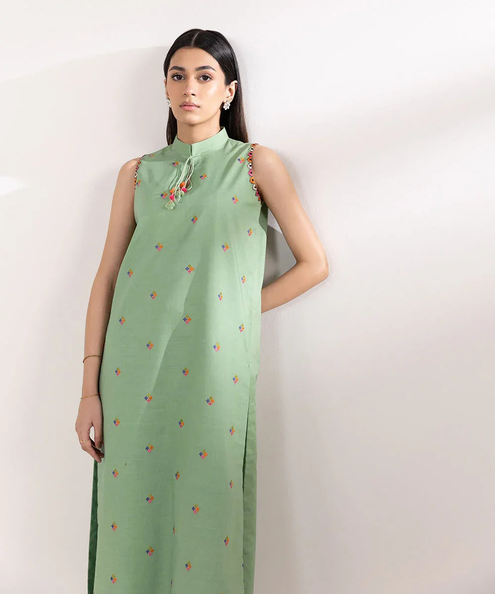 Sapphire | Intermix 2024 | Cambric Suit S-35 - Rang-e-Khaas
