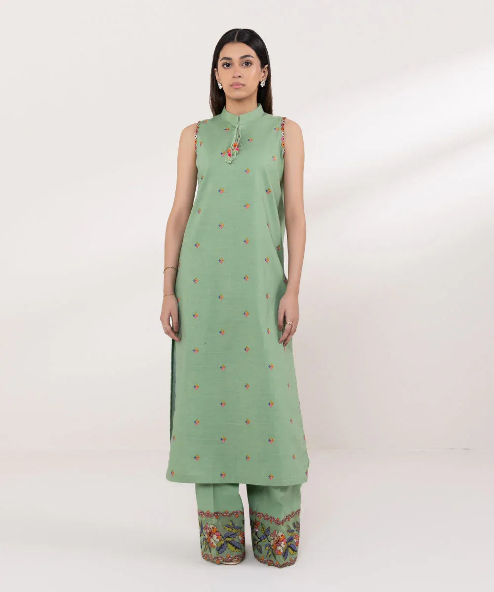 Sapphire | Intermix 2024 | Cambric Suit S-35 - Rang-e-Khaas