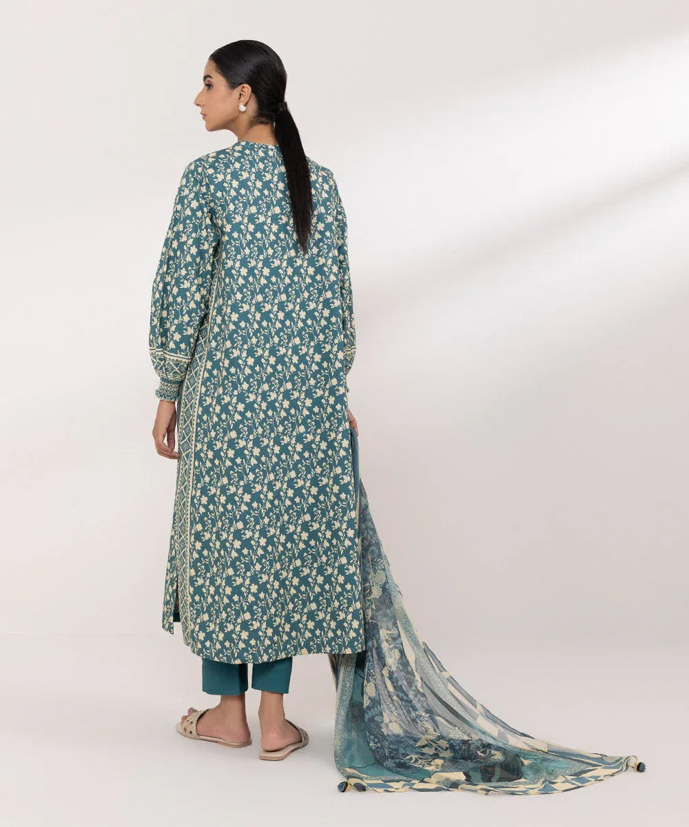 Sapphire | Intermix 2024 | Cambric Suit S-22 - Rang-e-Khaas
