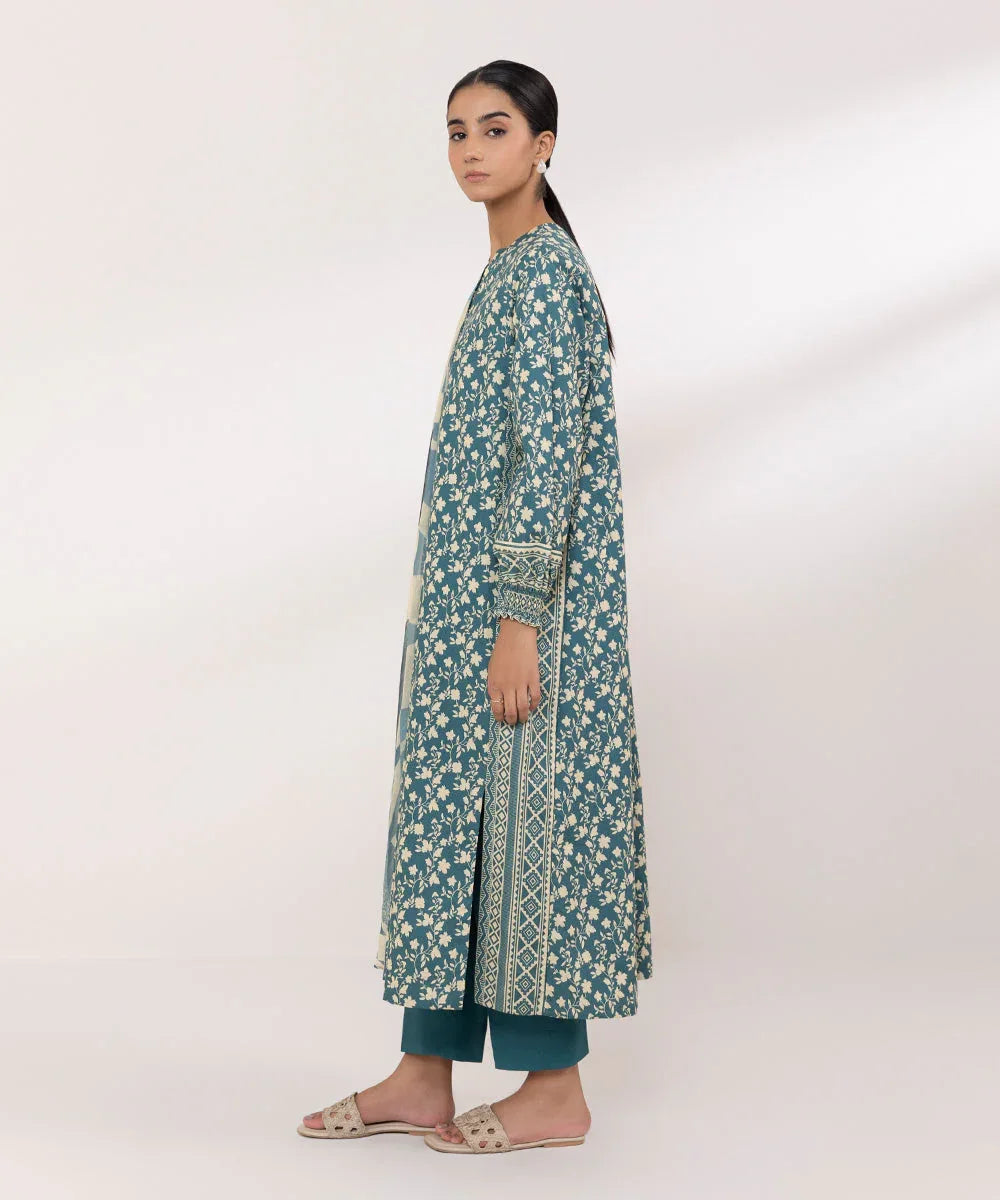 Sapphire | Intermix 2024 | Cambric Suit S-22 - Rang-e-Khaas