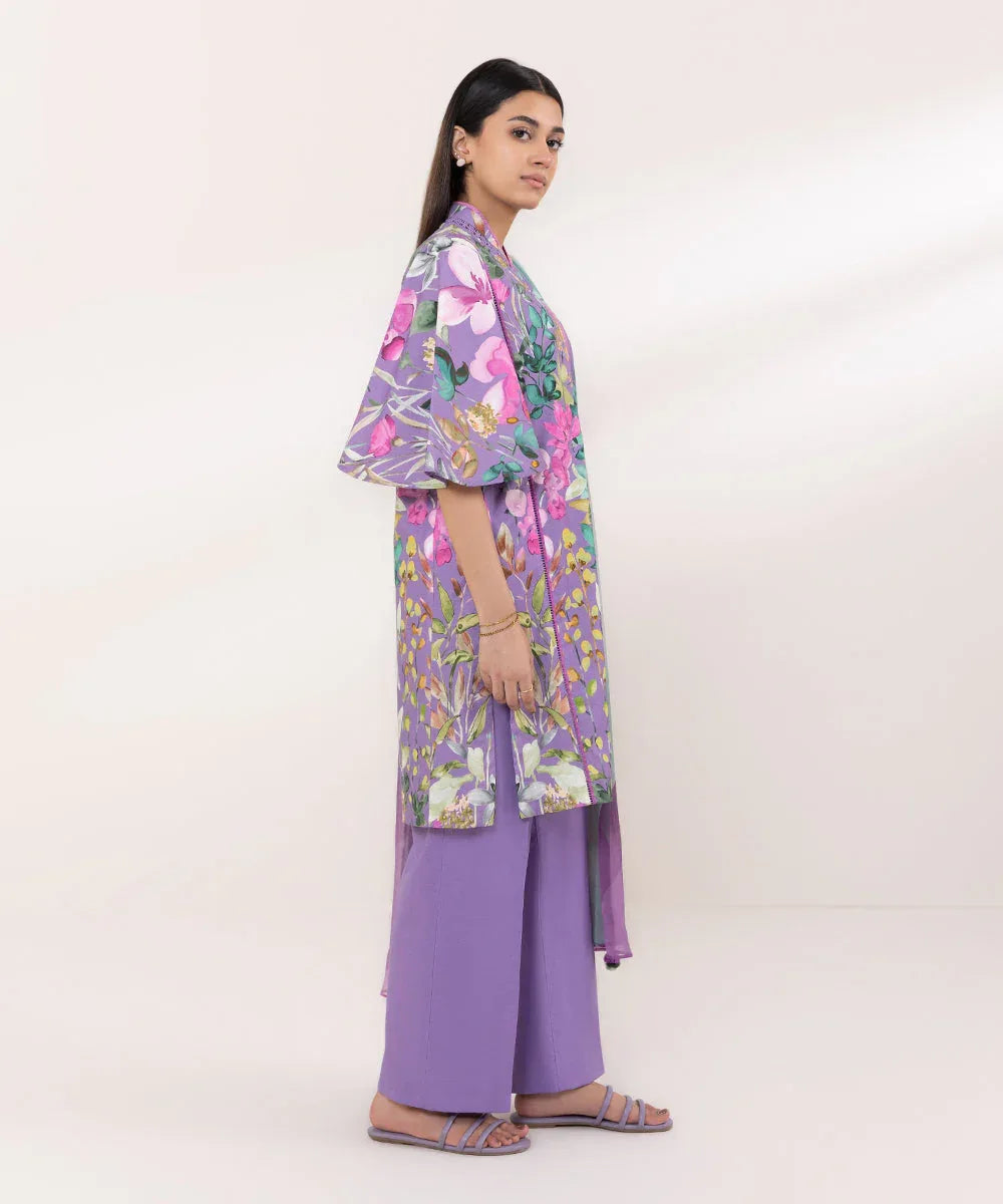 Sapphire | Intermix 2024 | Cambric Suit S-24 - Rang-e-Khaas