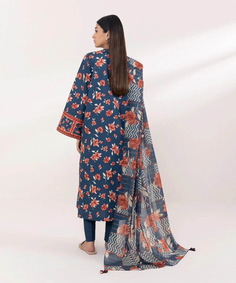 Sapphire | Intermix 2024 | Cambric Suit S-25 - Rang-e-Khaas