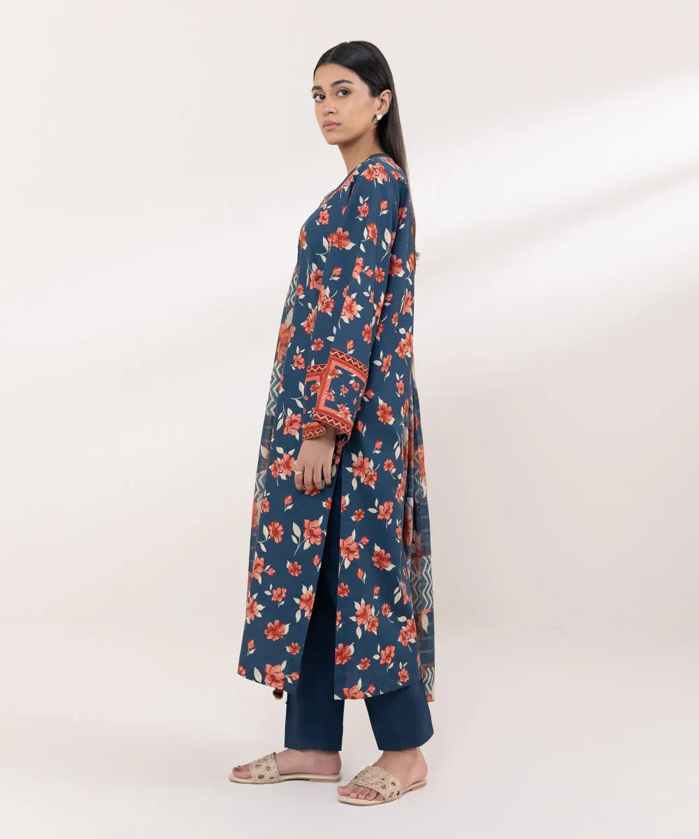Sapphire | Intermix 2024 | Cambric Suit S-25 - Rang-e-Khaas