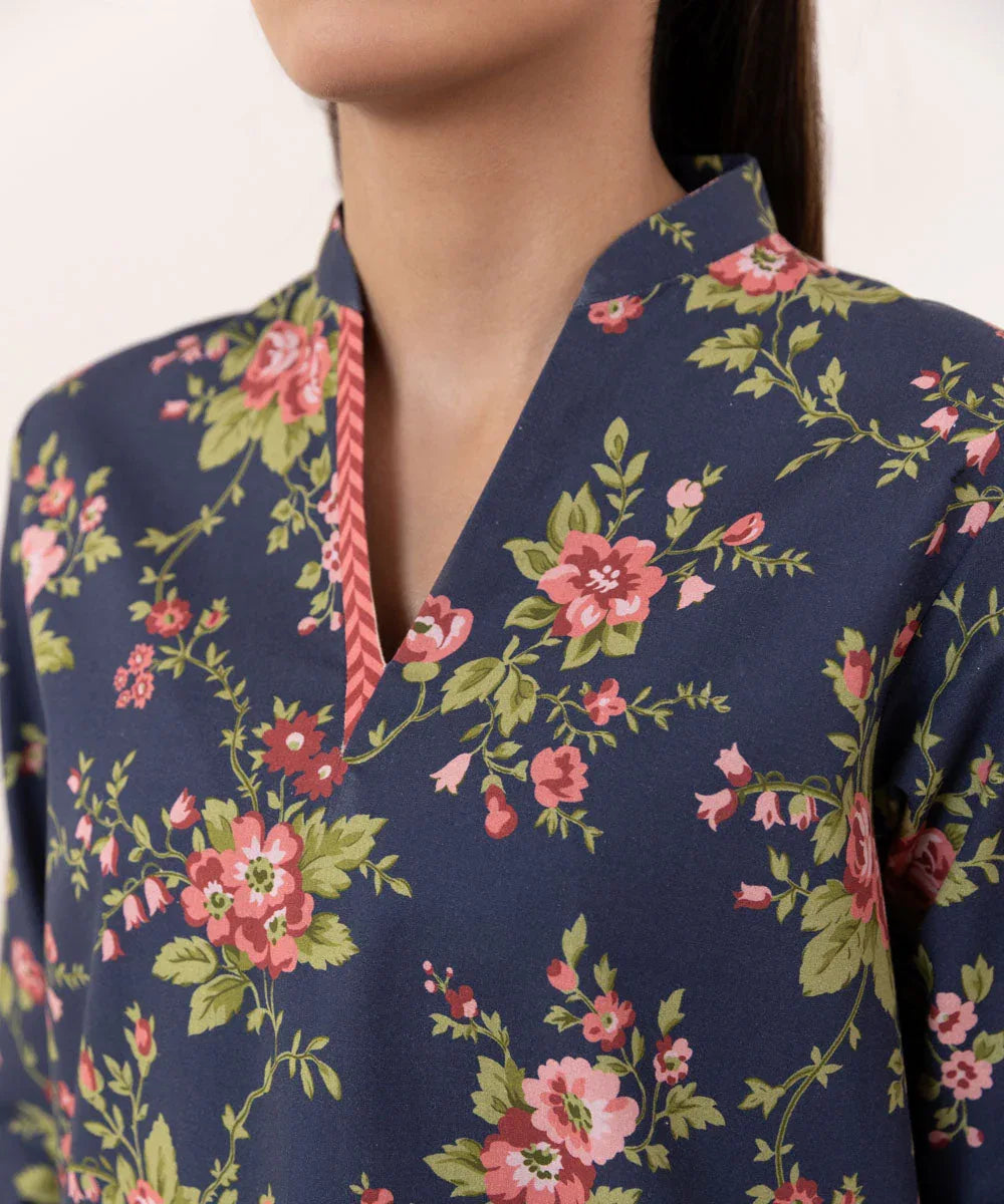 Sapphire | Intermix 2024 | Cambric Suit S-26 - Rang-e-Khaas