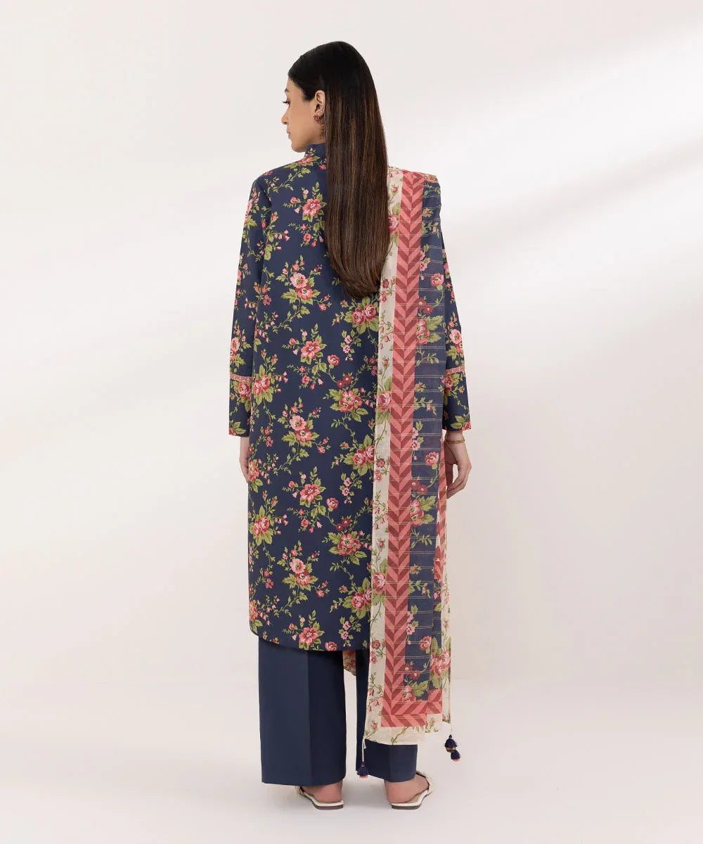 Sapphire | Intermix 2024 | Cambric Suit S-26 - Rang-e-Khaas