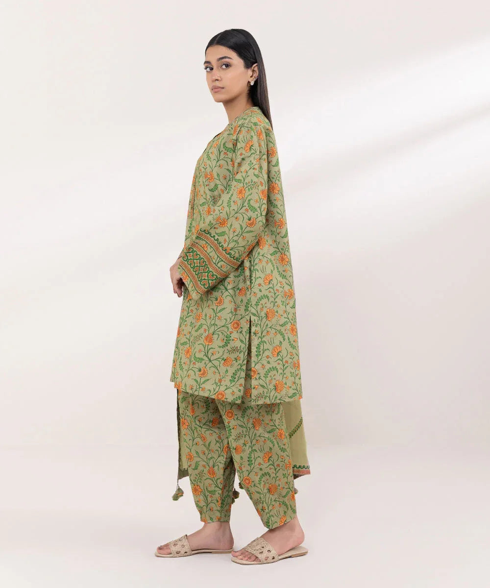 Sapphire | Intermix 2024 | Cambric Suit S-09 - Rang-e-Khaas