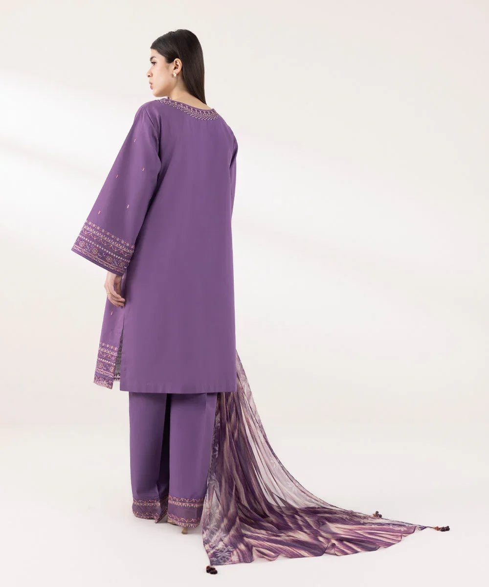 Sapphire | Intermix 2024 | Cambric Suit S-41 - Rang-e-Khaas