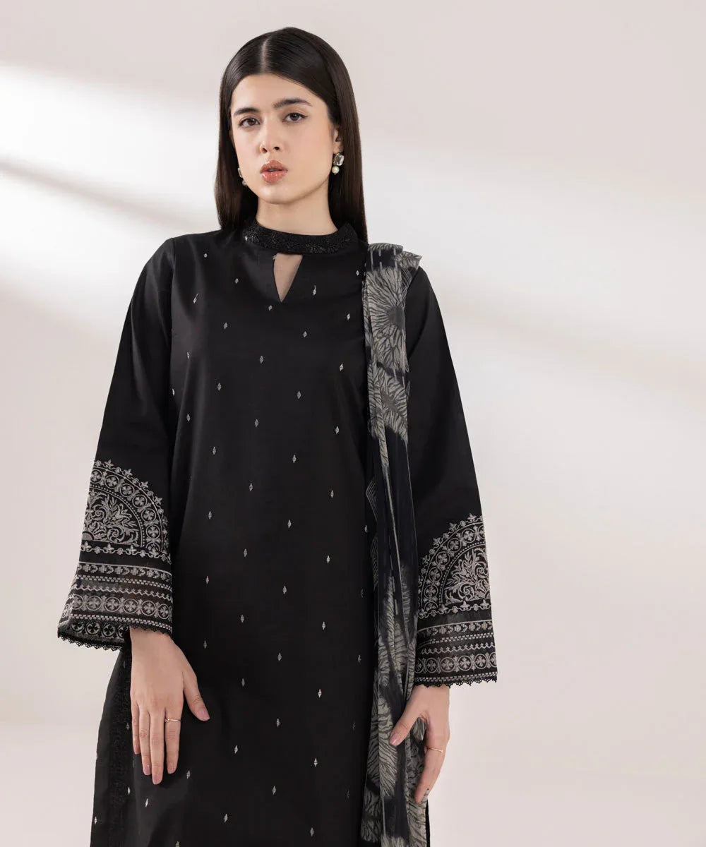 Sapphire | Intermix 2024 | Cambric Suit S-43 - Rang-e-Khaas