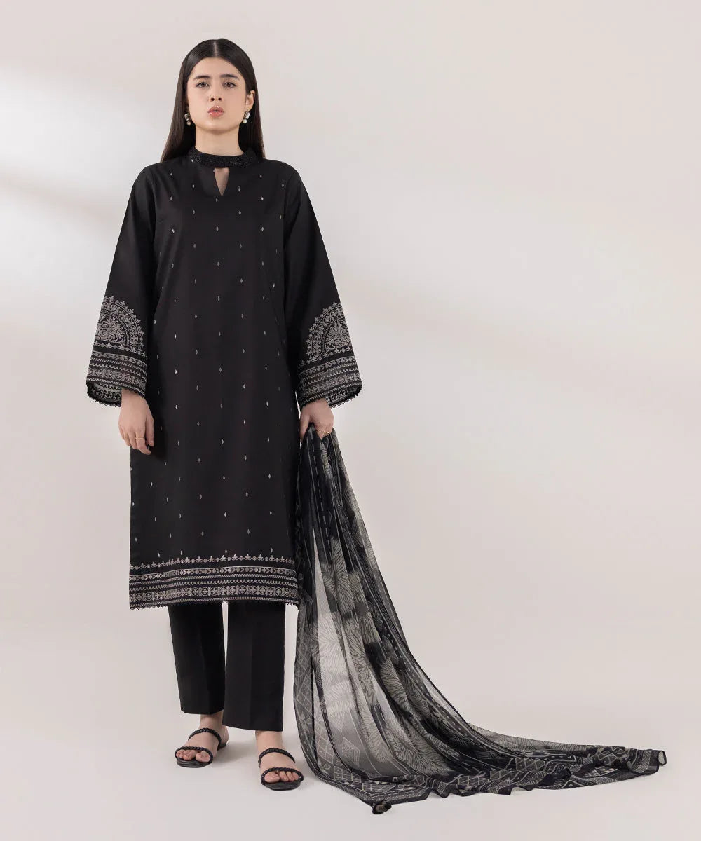 Sapphire | Intermix 2024 | Cambric Suit S-43 - Rang-e-Khaas