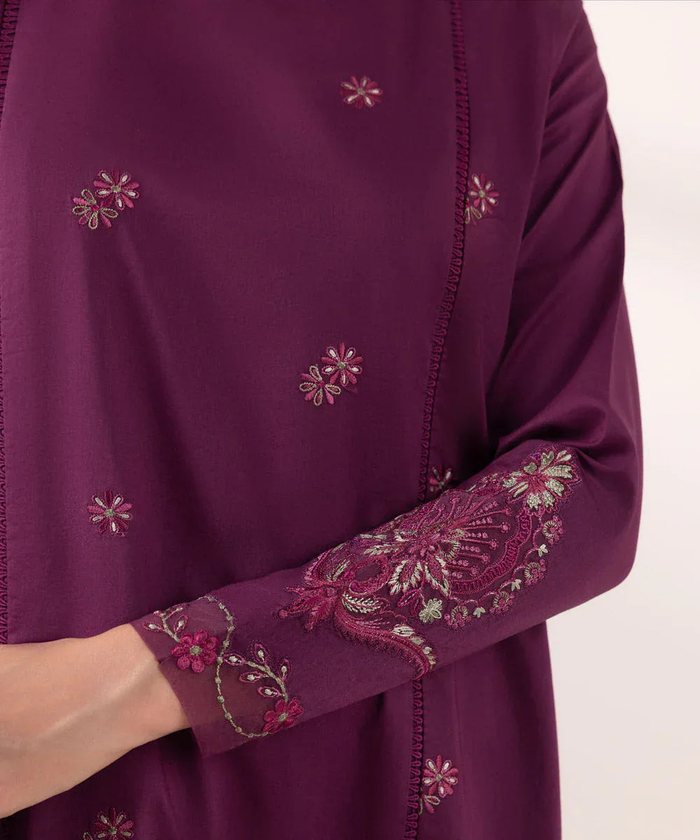 Sapphire | Intermix 2024 | Cambric Suit S-11 - Rang-e-Khaas