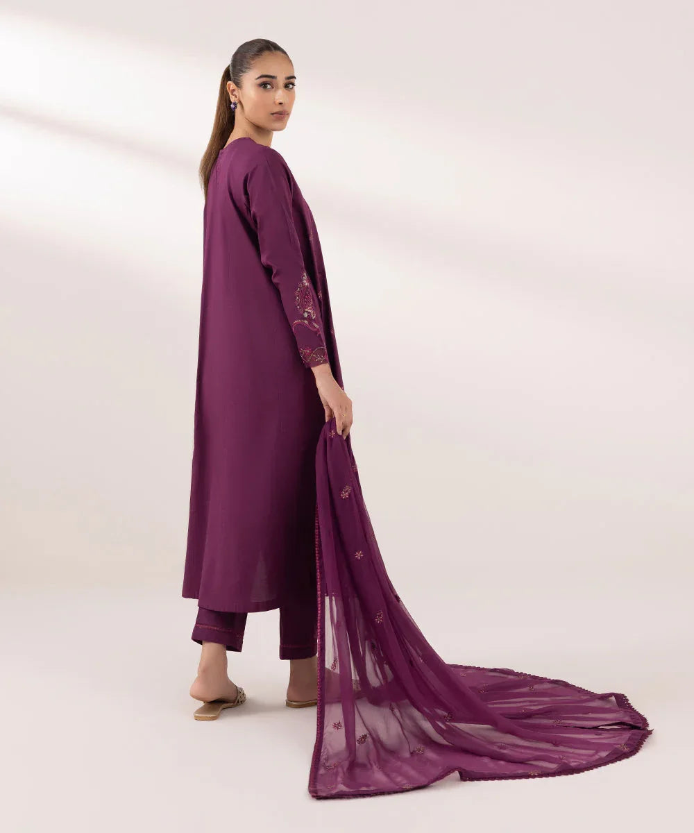 Sapphire | Intermix 2024 | Cambric Suit S-11 - Rang-e-Khaas