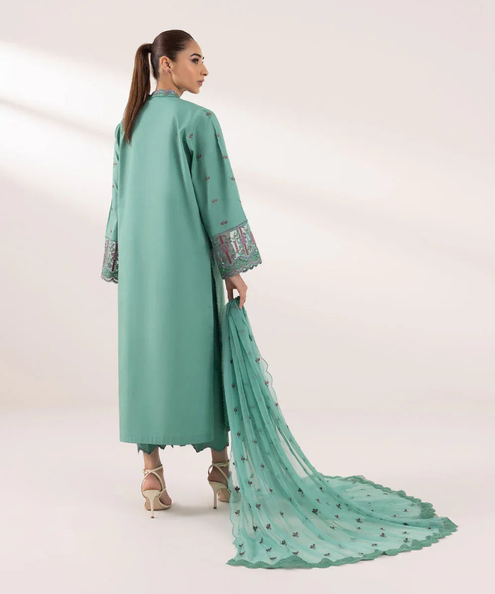 Sapphire | Intermix 2024 | Cambric Suit S-46 - Rang-e-Khaas