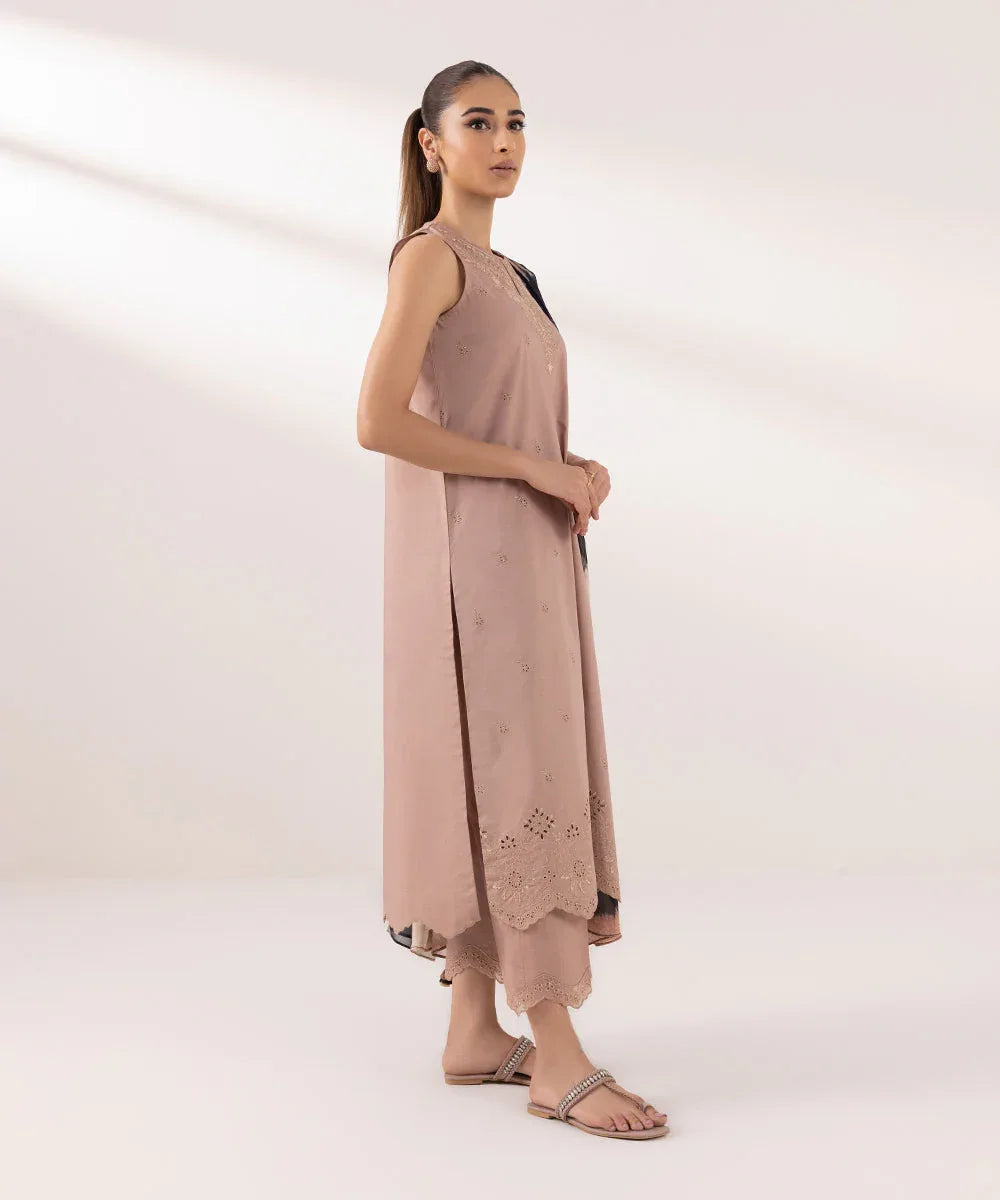 Sapphire | Intermix 2024 | Cambric Suit S-13 - Rang-e-Khaas
