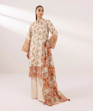 Sapphire | Intermix 2024 | Cambric Suit S-44 - Rang-e-Khaas