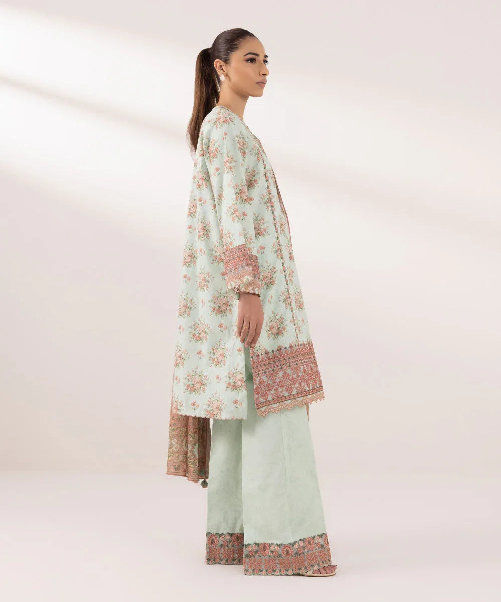 Sapphire | Intermix 2024 | Cambric Suit S-45 - Rang-e-Khaas