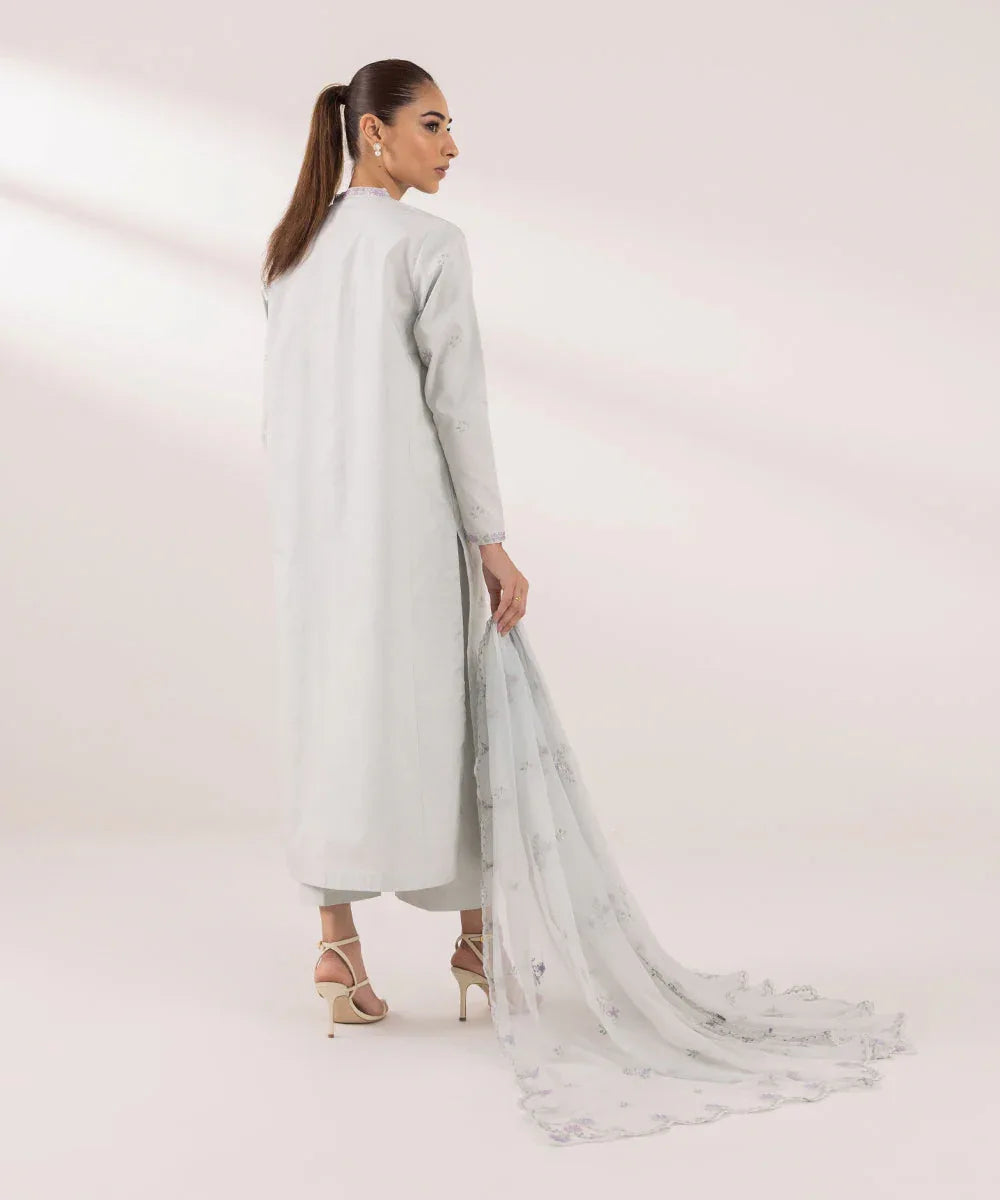 Sapphire | Intermix 2024 | Cambric Suit S-14 - Rang-e-Khaas