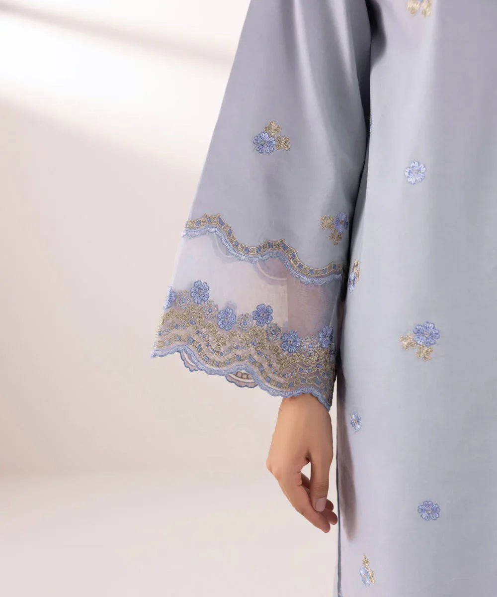 Sapphire | Intermix 2024 | Cambric Suit S-15 - Rang-e-Khaas
