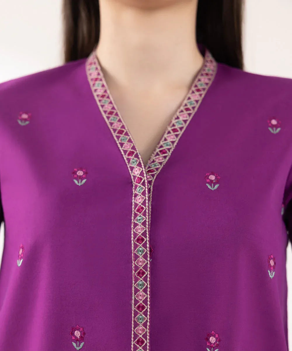 Sapphire | Intermix 2024 | Cambric Suit S-18 - Rang-e-Khaas
