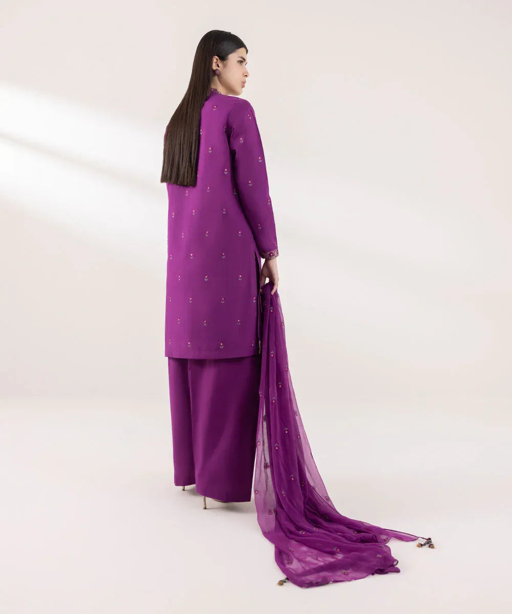 Sapphire | Intermix 2024 | Cambric Suit S-18 - Rang-e-Khaas