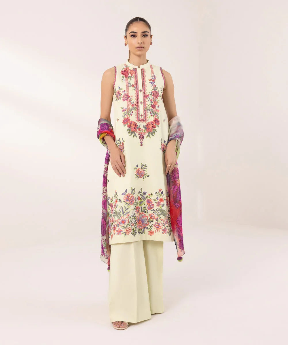 Sapphire | Intermix 2024 | Cambric Suit S-47 - Rang-e-Khaas