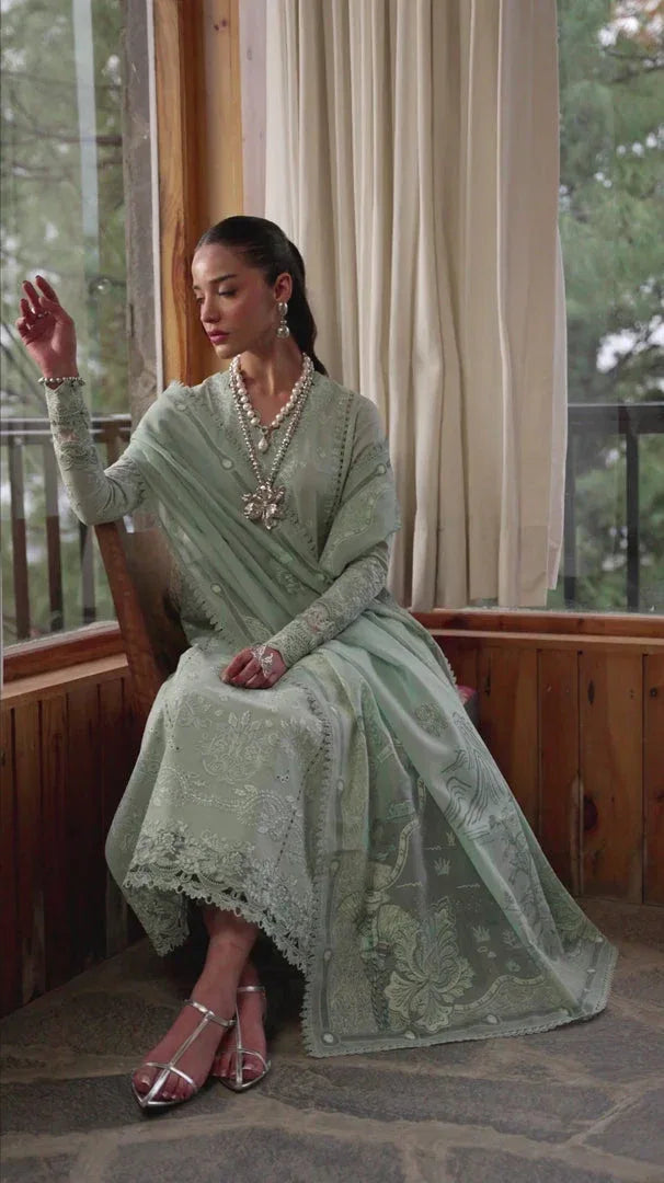 Qalamkar | Qlinekari Lawn | DC-15 Elira - Rang-e-Khaas