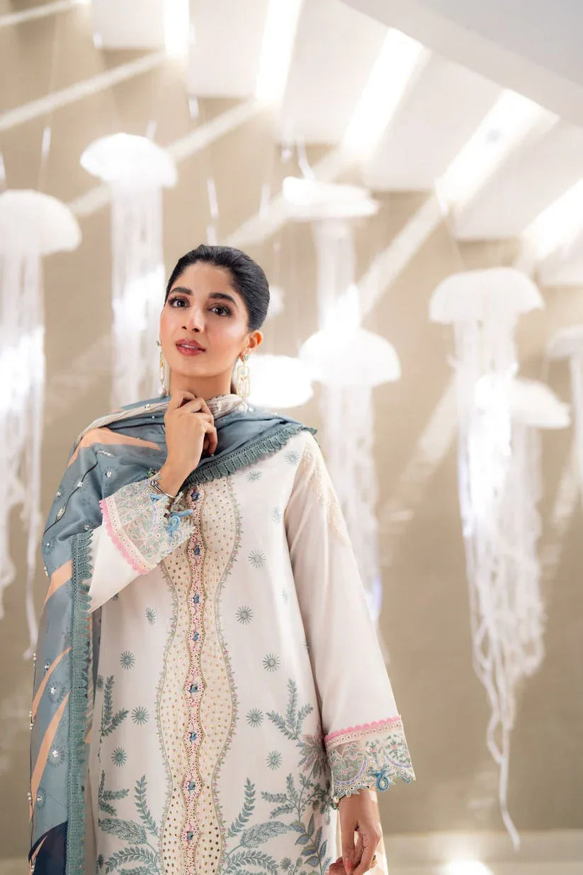 Aabyaan | Saagar Luxury Lawn 25 | ZAIRA (AS-09) - Rang-e-Khaas