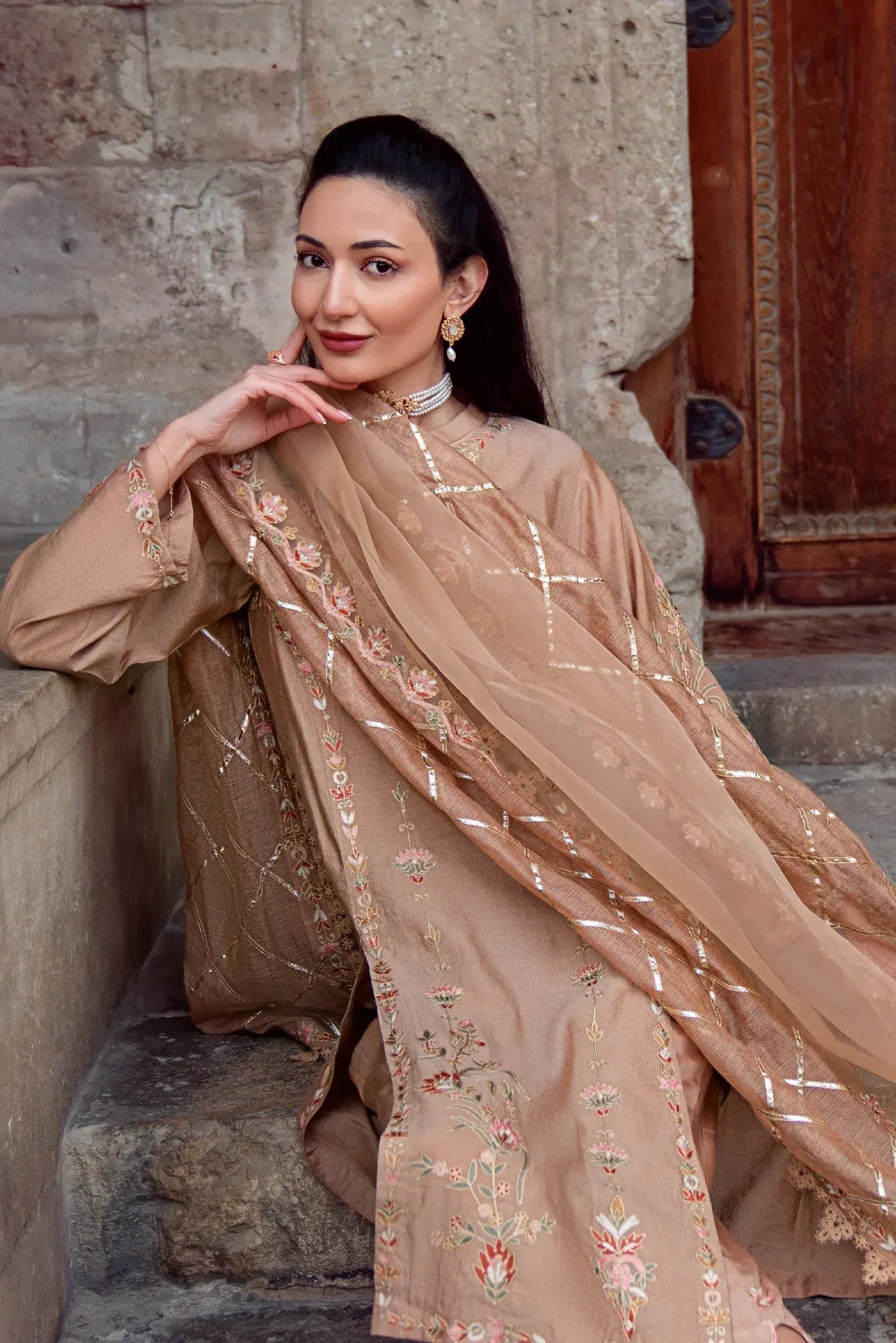 Muntaha | Noore e Zaib | Beige - Ruhiya - Rang-e-Khaas