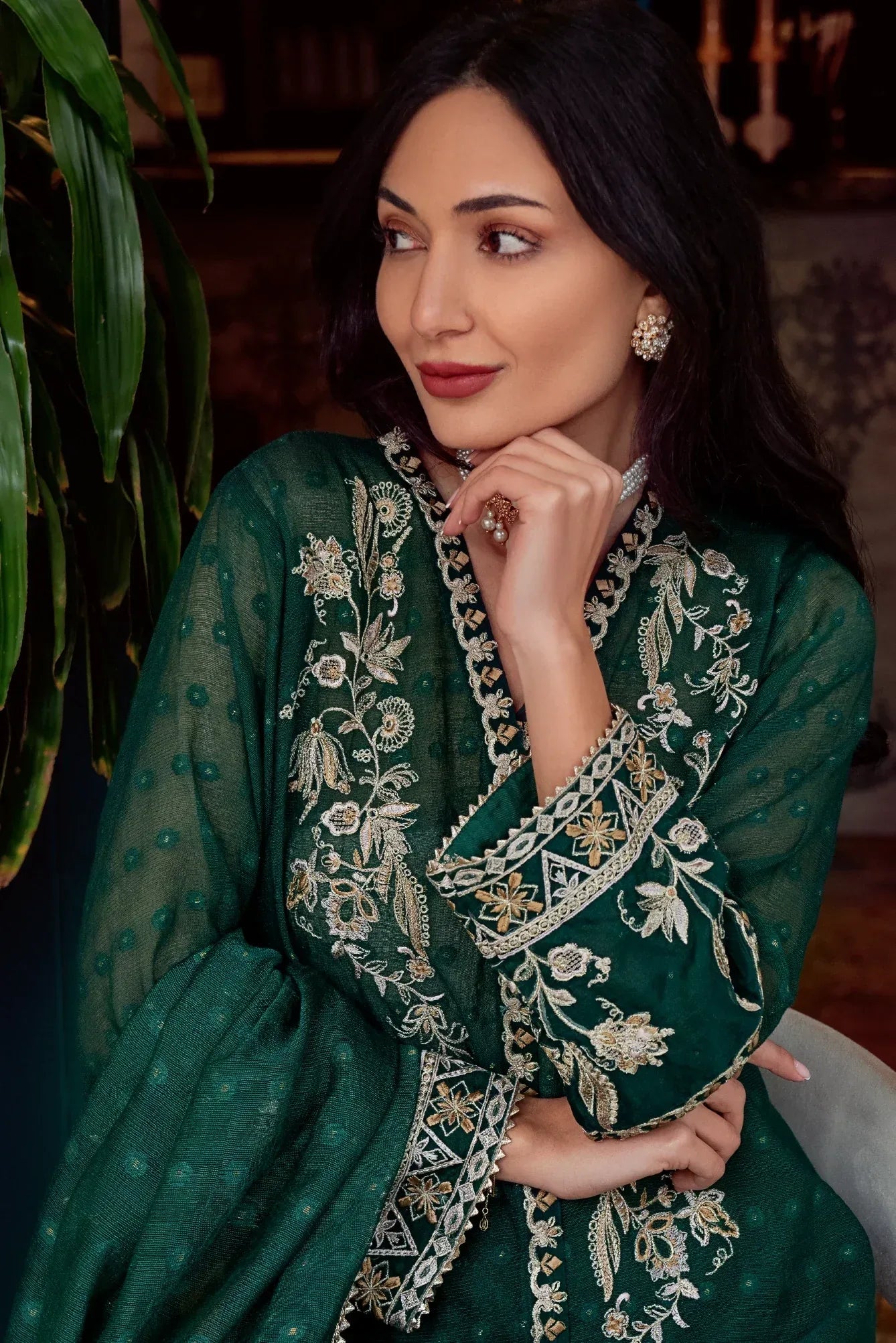 Muntaha | Noore e Zaib | Emerald Green - Zaina - Rang-e-Khaas