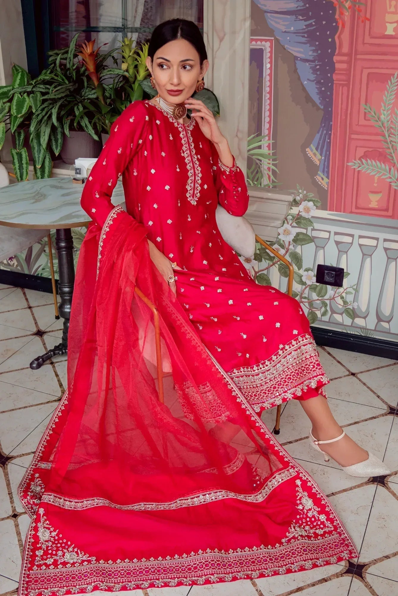 Muntaha | Noore e Zaib | Fucshia Pink - Mirana - Rang-e-Khaas