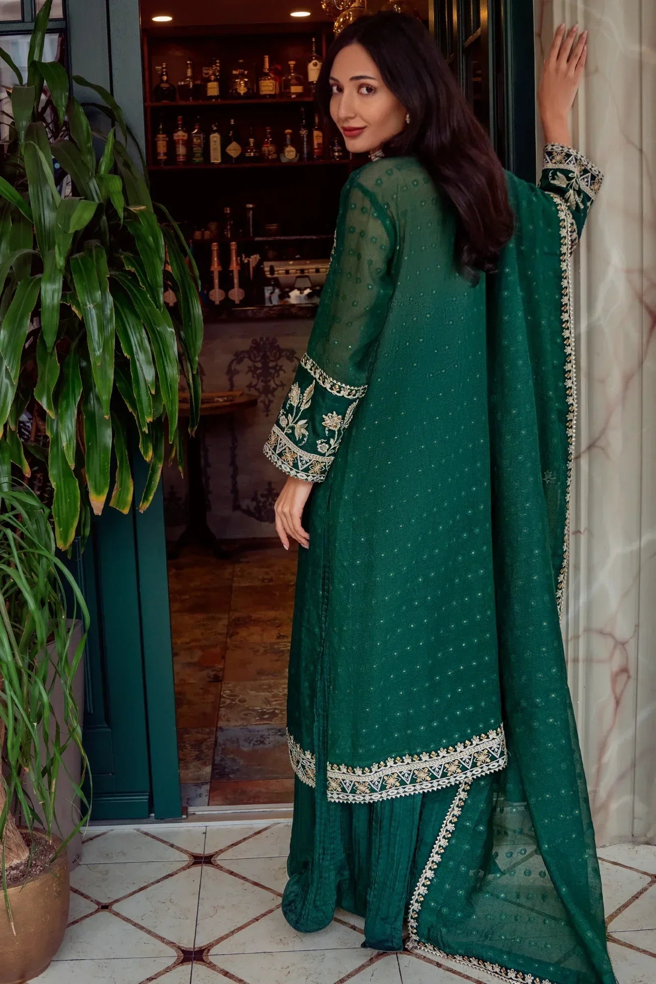Muntaha | Noore e Zaib | Emerald Green - Zaina - Rang-e-Khaas