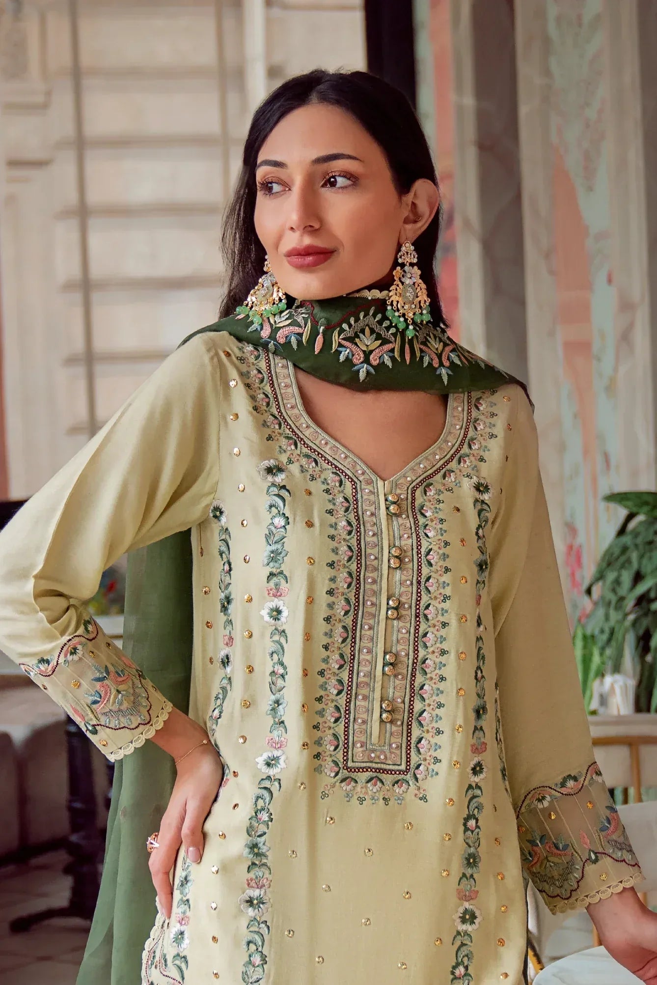 Muntaha | Noore e Zaib | Lime - Nazneen - Rang-e-Khaas