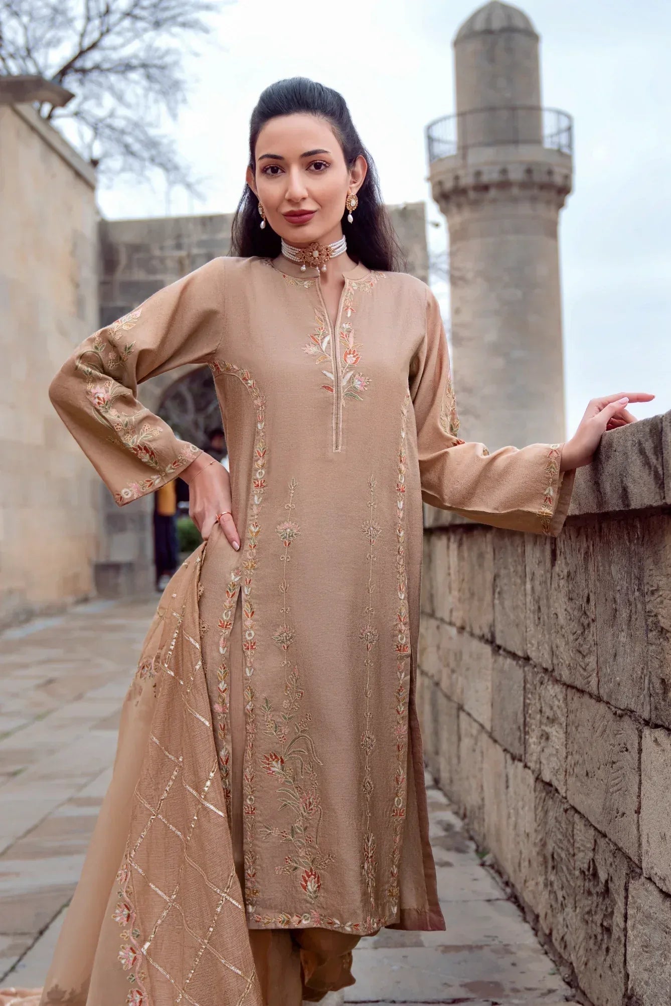 Muntaha | Noore e Zaib | Beige - Ruhiya - Rang-e-Khaas