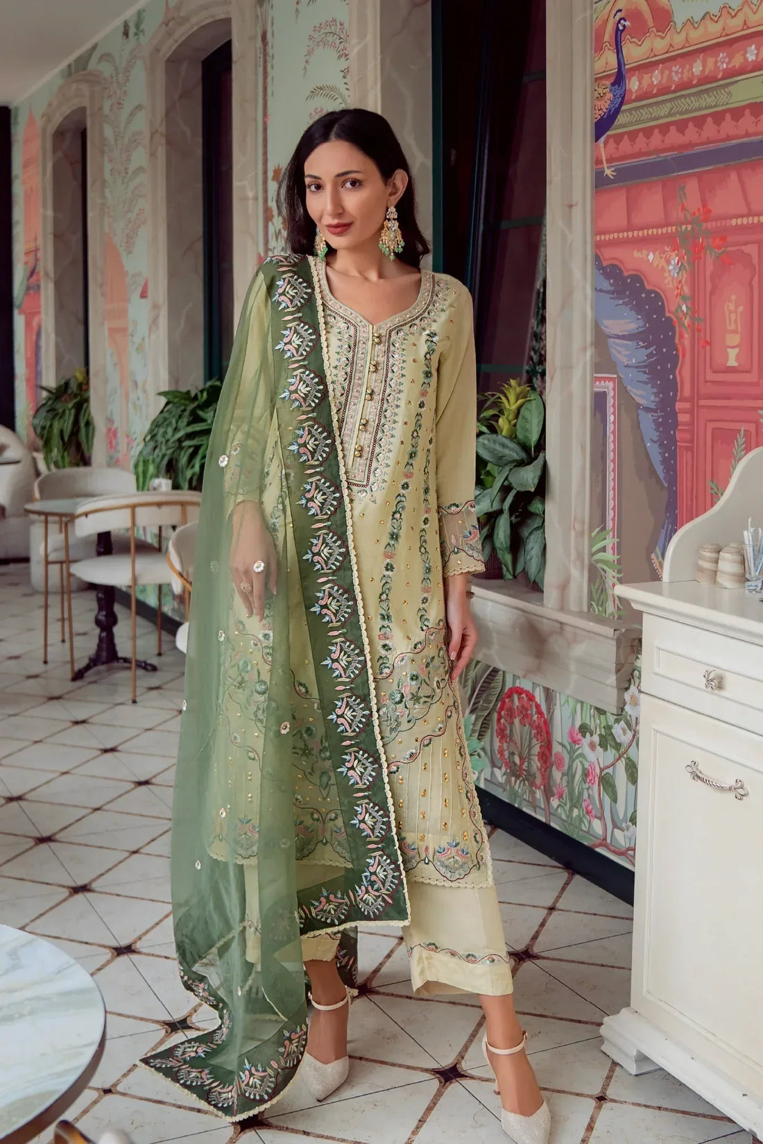 Muntaha | Noore e Zaib | Lime - Nazneen - Rang-e-Khaas