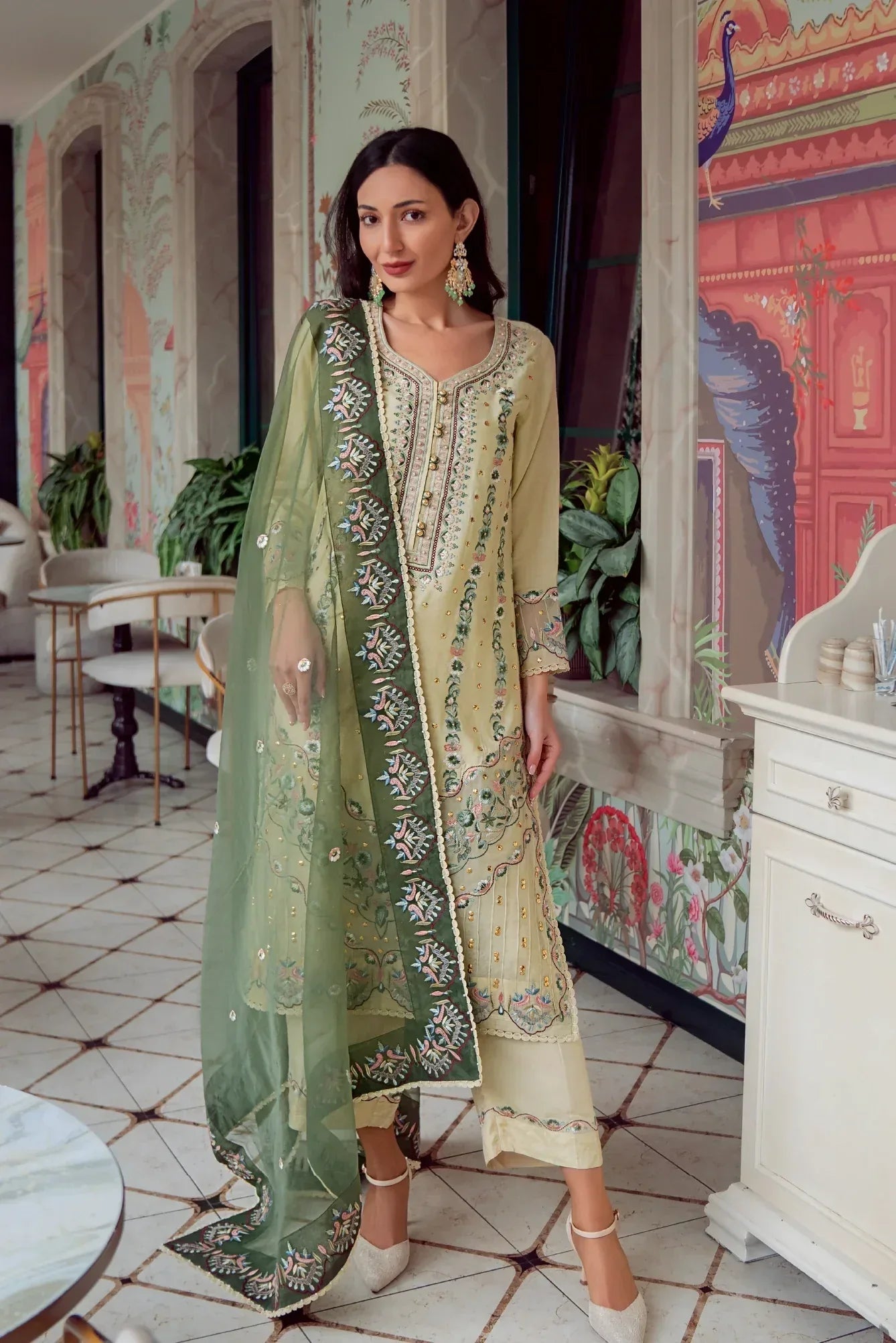 Muntaha | Noore e Zaib | Lime - Nazneen - Rang-e-Khaas