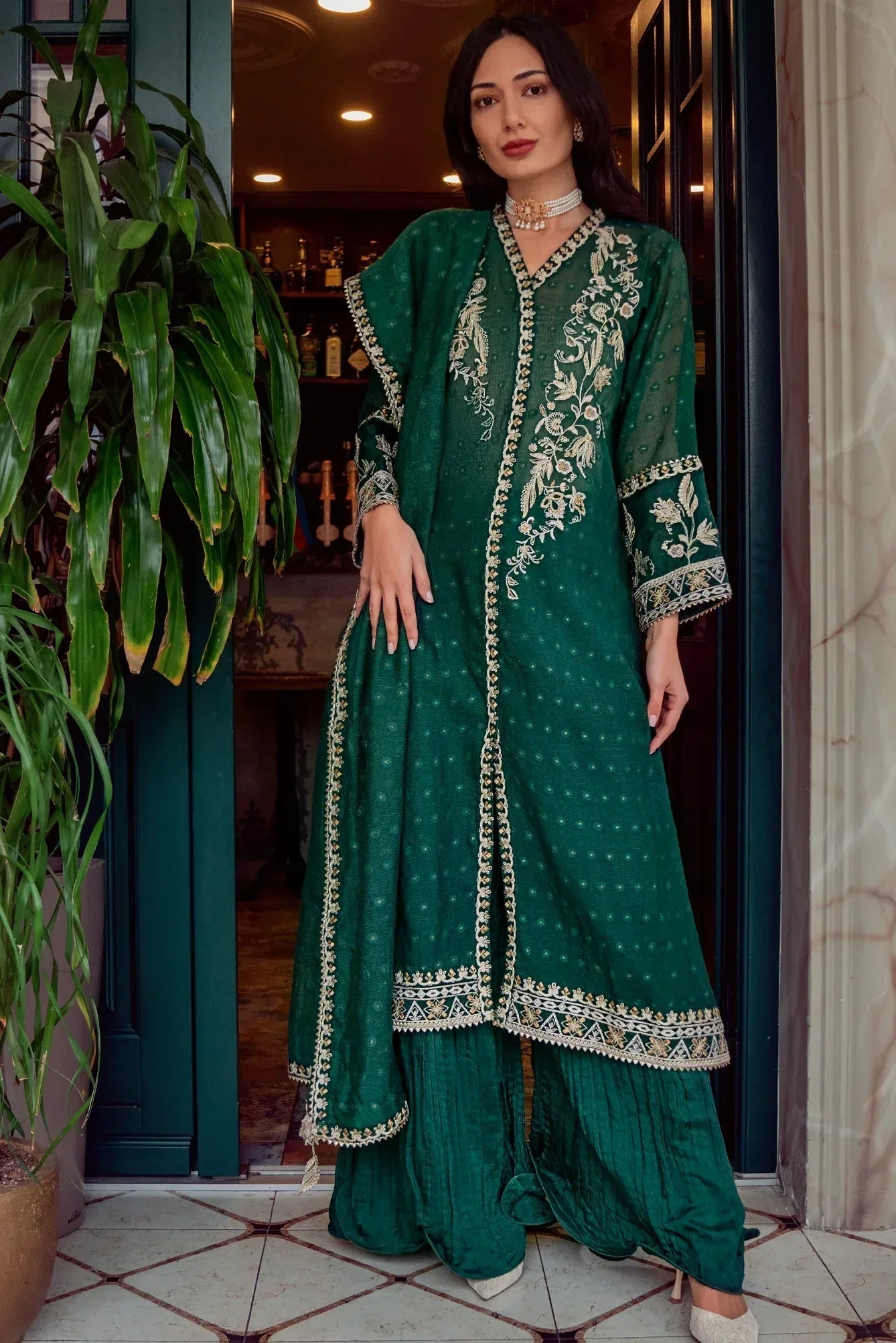 Muntaha | Noore e Zaib | Emerald Green - Zaina - Rang-e-Khaas