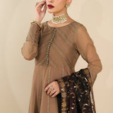 Alizeh | Formals Collection | Rose Beige Dress 3 piece - RTW1017