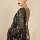 Alizeh | Formals Collection | Rose Beige Dress 3 piece - RTW1017