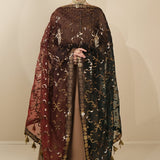 Alizeh | Formals Collection | Rose Beige Dress 3 piece - RTW1017