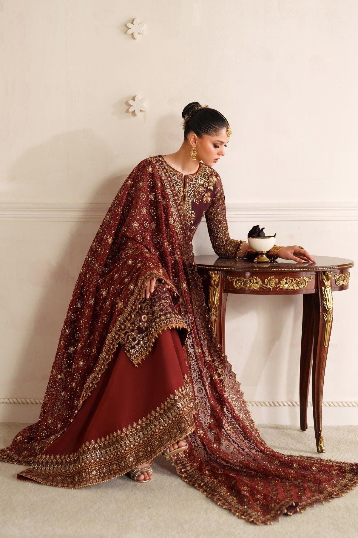 EMBROIDERED CHIFFON CH14-07 STITCHED