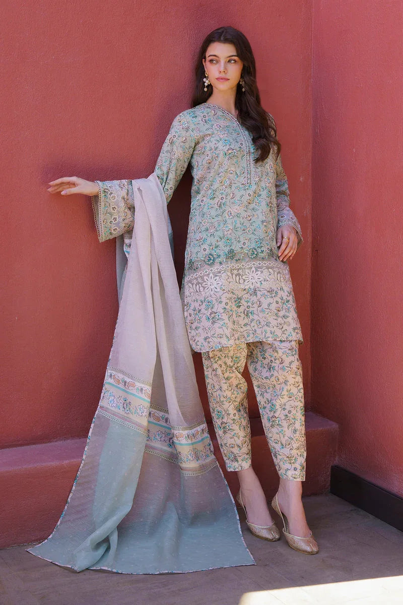 Baroque | Luxury Pret 24 | LAWN UF-576 - Rang-e-Khaas