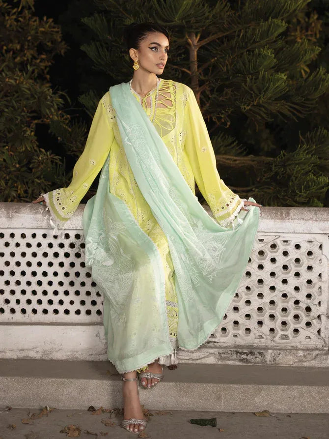 Faiza Faisal | Maya Luxury Lawn | Derya - Rang-e-Khaas