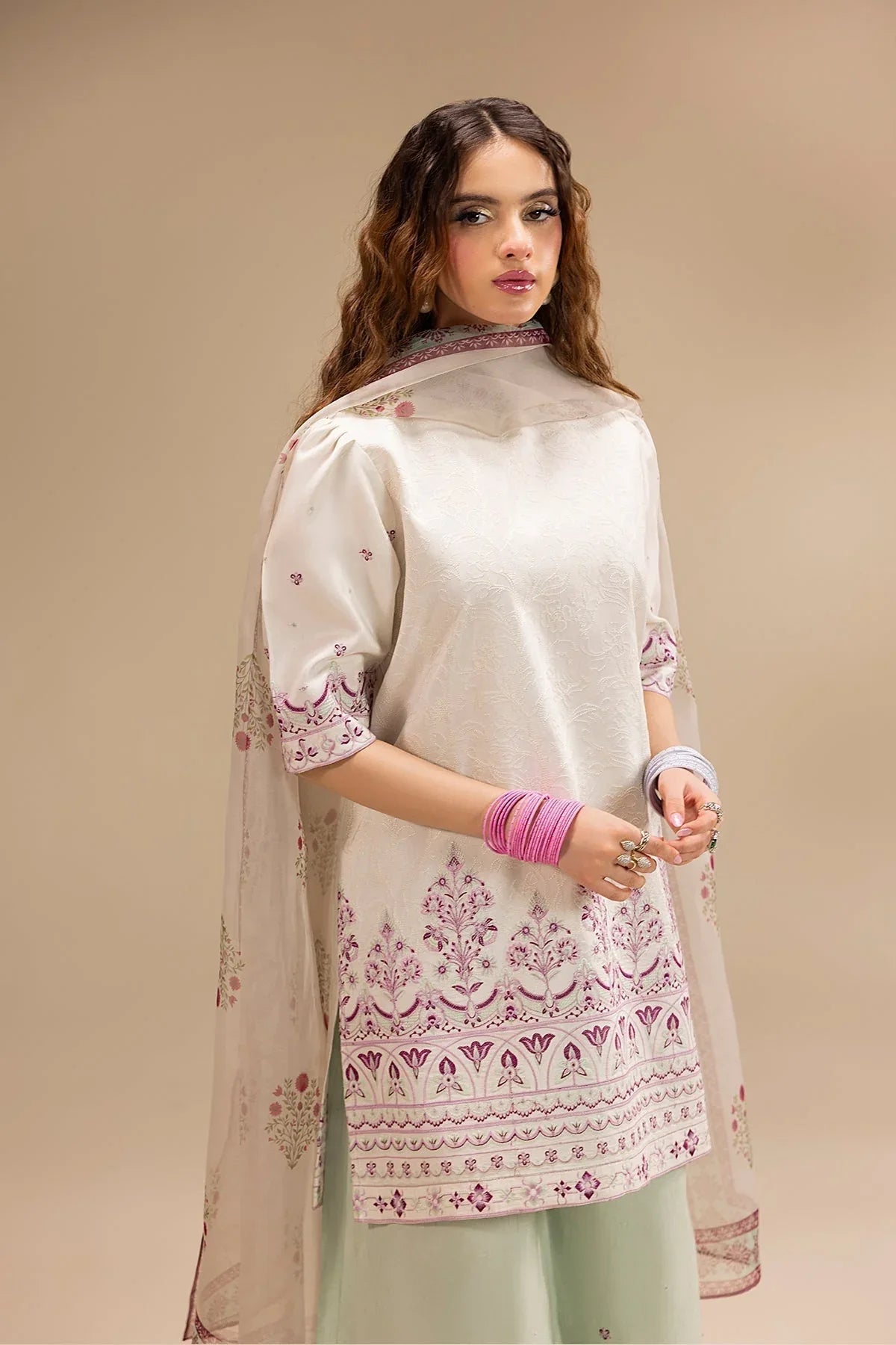 Erum Khan | Lillia Summer Edit | Pearl Blush - Rang-e-Khaas