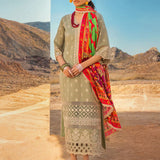 Zainab Chottani Embroidered Chikankari Lawn 3Pc Suit ZC-10B