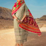 Zainab Chottani Embroidered Chikankari Lawn 3Pc Suit ZC-10B