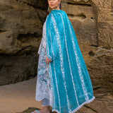 Zainab Chottani Embroidered Chikankari Lawn 3Pc Suit D-10B Lana